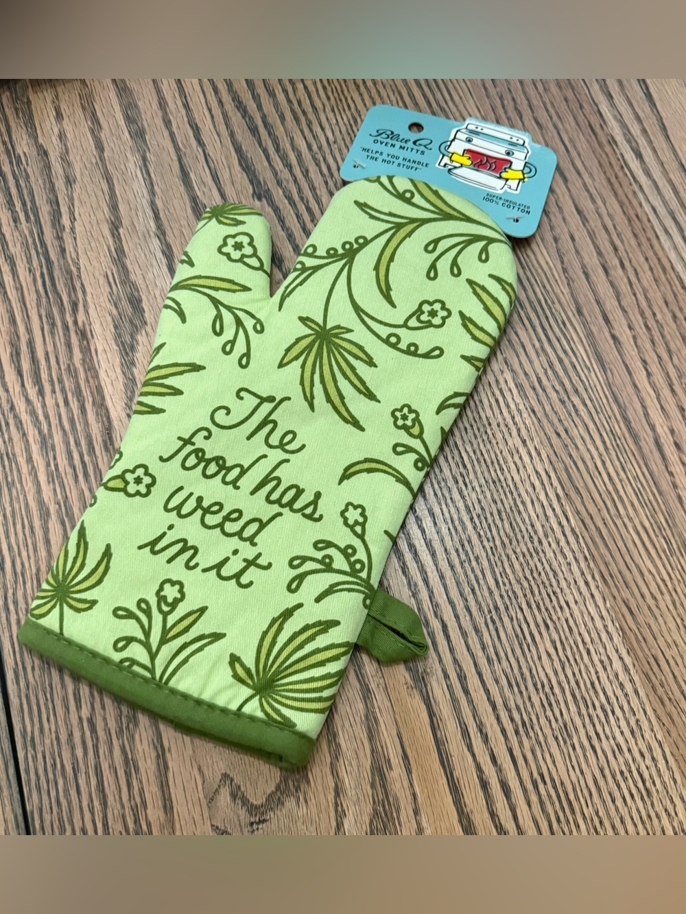 Blue Q Oven Mitt NWT